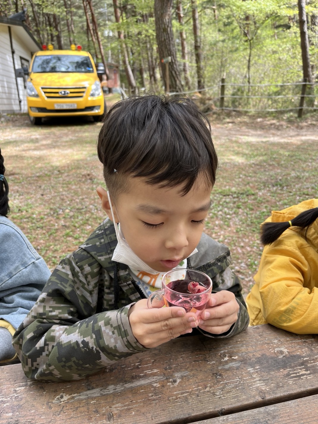 진달래 과자와 꽃차 마시기~ 이미지