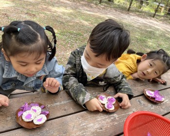 진달래 과자와 꽃차 마시기~